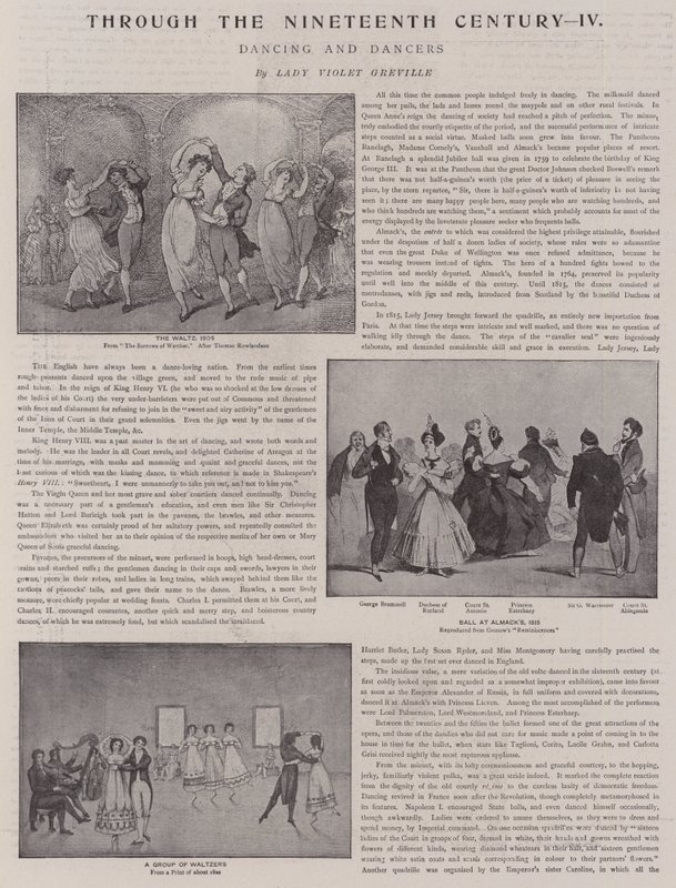 Dans ve Dansçılar by Thomas Rowlandson