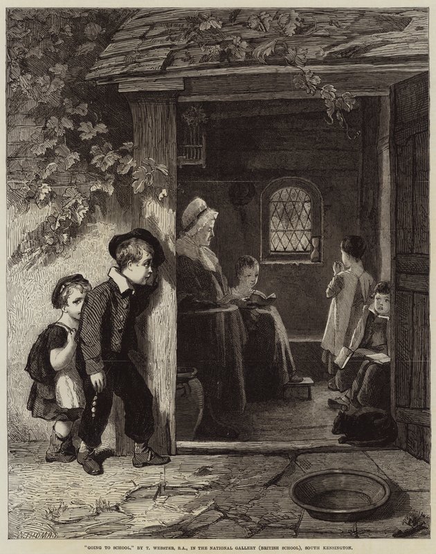 Going to School  by Thomas Webster