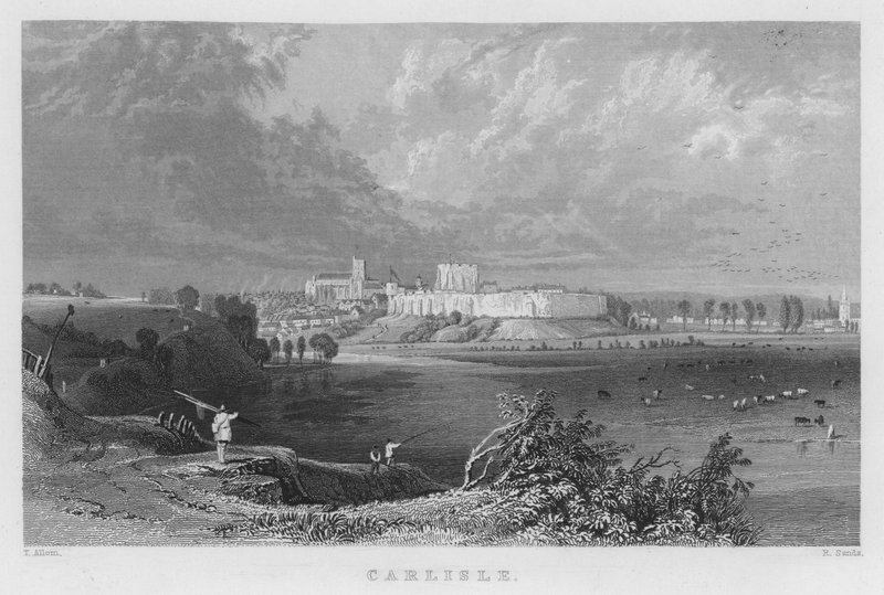 Carlisle (gravür) by Thomas (after) Allom
