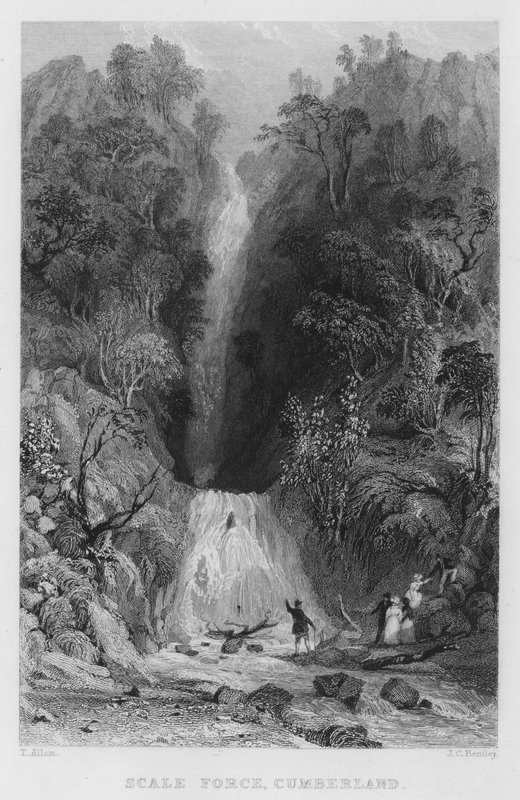Ölçek Kuvveti, Cumberland (gravür) by Thomas (after) Allom