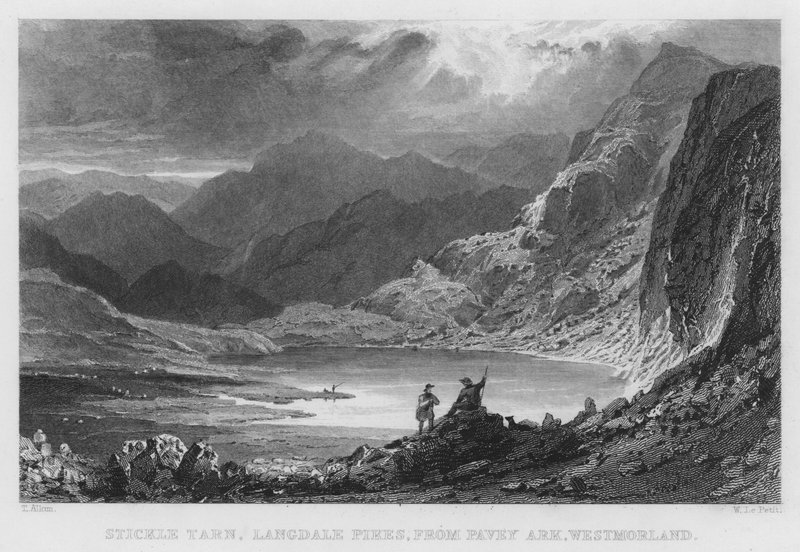 Stickle Tarn, Langdale Pikes, Pavey Ark, Westmorland