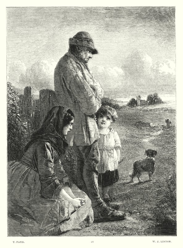 Lord Byron'ın Childe Harold, Canto I, Stanza 13 (gravür) by Thomas (after) Faed