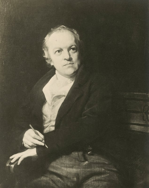 William Blake, İngiliz şair ve sanatçı (lito) by Thomas (after) Phillips
