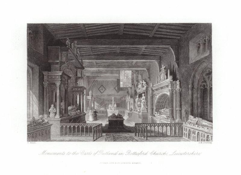 Bottesford Kilisesi by Thomas Allom