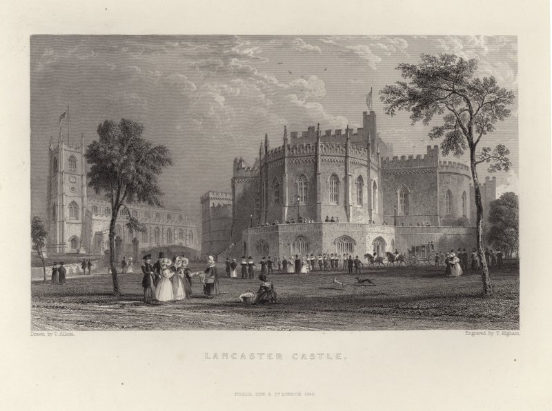 Lancaster Kalesi by Thomas Allom