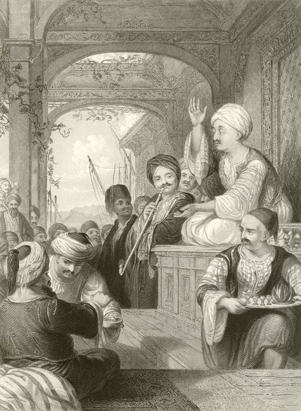 Medak veya Doğu hikaye anlatıcısı by Thomas Allom