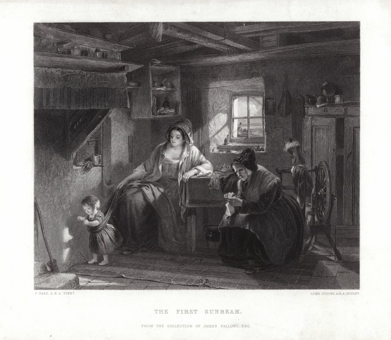İlk Güneş Işını by Thomas Faed