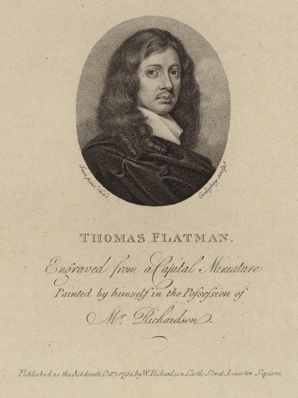 Portrait of Thomas Flatman  by Thomas Flatman