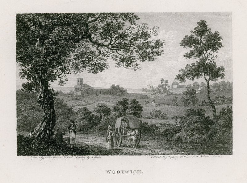 Woolwich'ten bir görünüm by Thomas Girtin