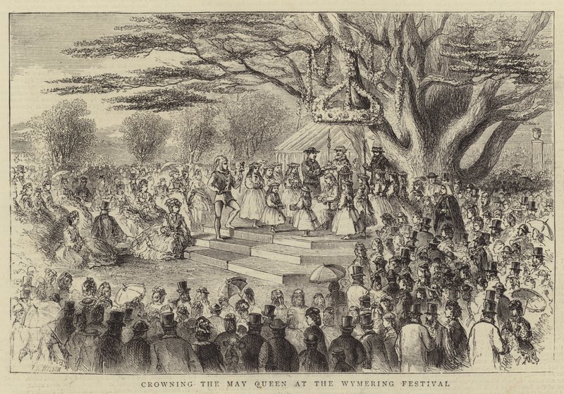 Mayıs Kraliçesini Wymering Festivalinde Taçlandırmak by Thomas Harrington Wilson