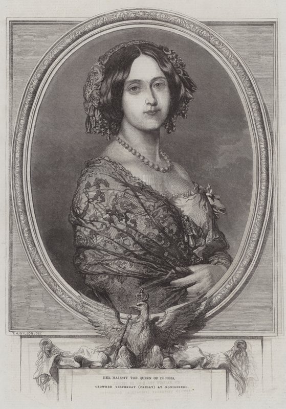Majesteleri Prusya Kraliçesi, dün (Cuma) Königsberg