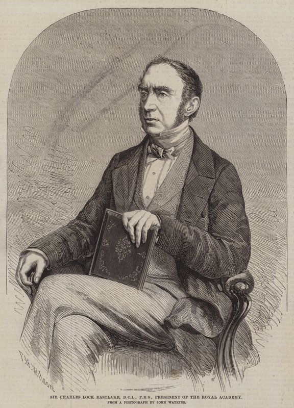 Sir Charles Lock Eastlake, DCL, FRS, Kraliyet Akademisi Başkanı by Thomas Harrington Wilson