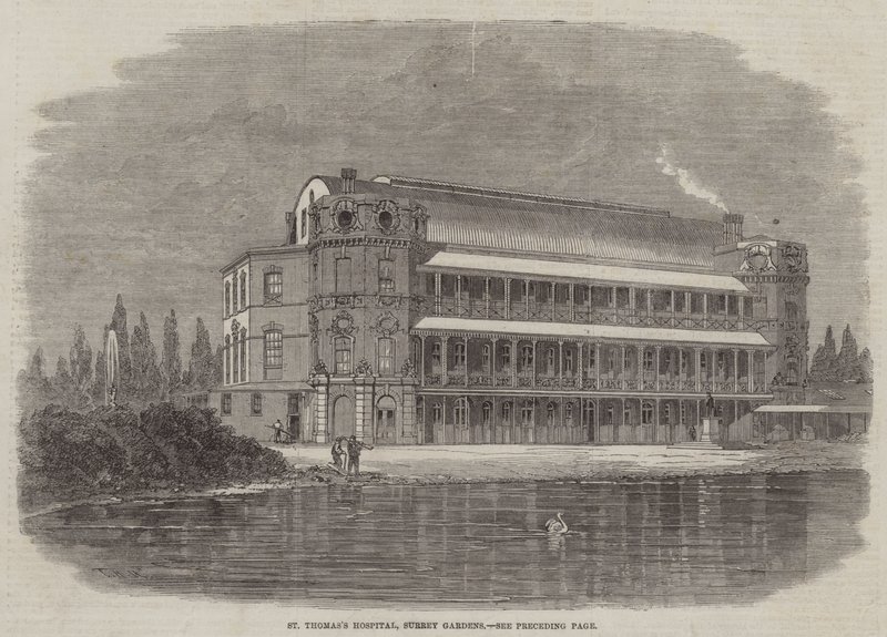 Aziz Thomas Hastanesi, Surrey Bahçeleri by Thomas Harrington Wilson