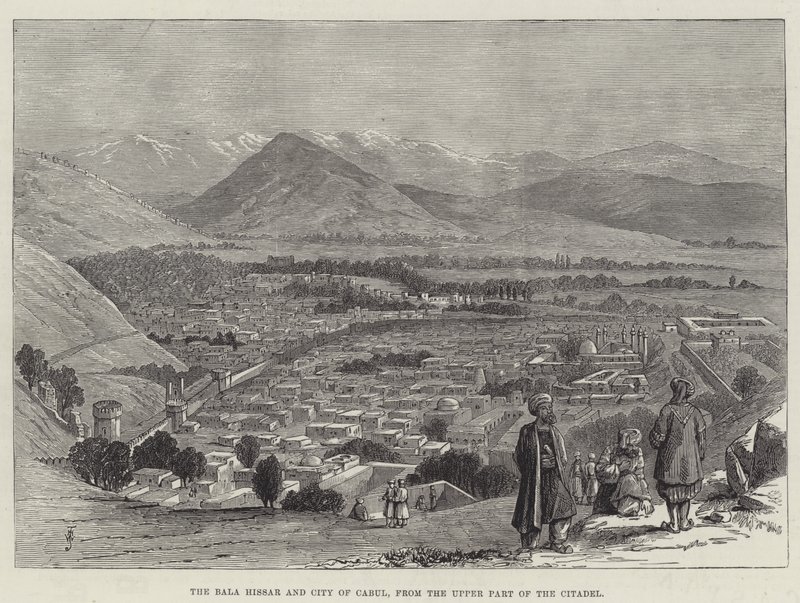 Kalenin Üst Kısmından Bala Hisarı ve Kabil Şehri by Thomas Harrington Wilson