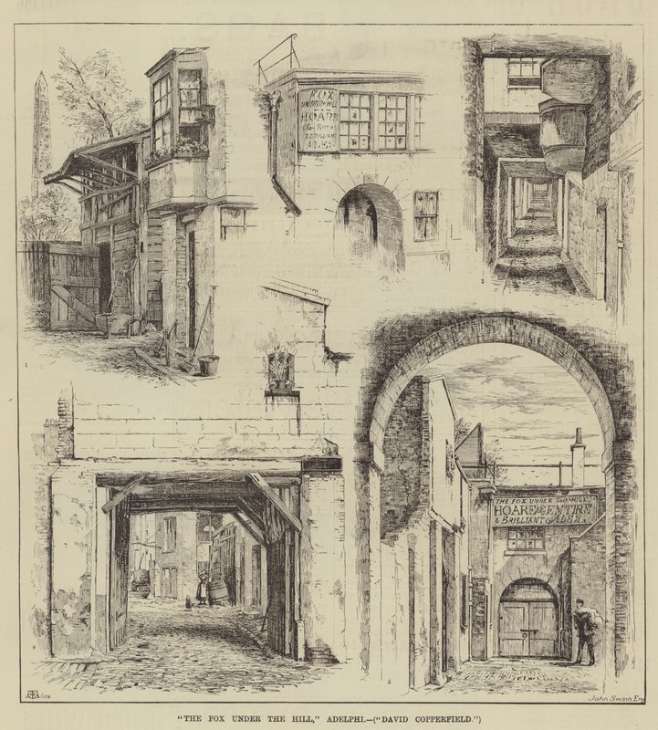 Tepenin Altındaki Tilki, Adelphi, David Copperfield by Thomas Harrington Wilson