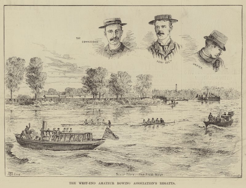 West-End Amatör Kürek Derneği Regatta by Thomas Harrington Wilson