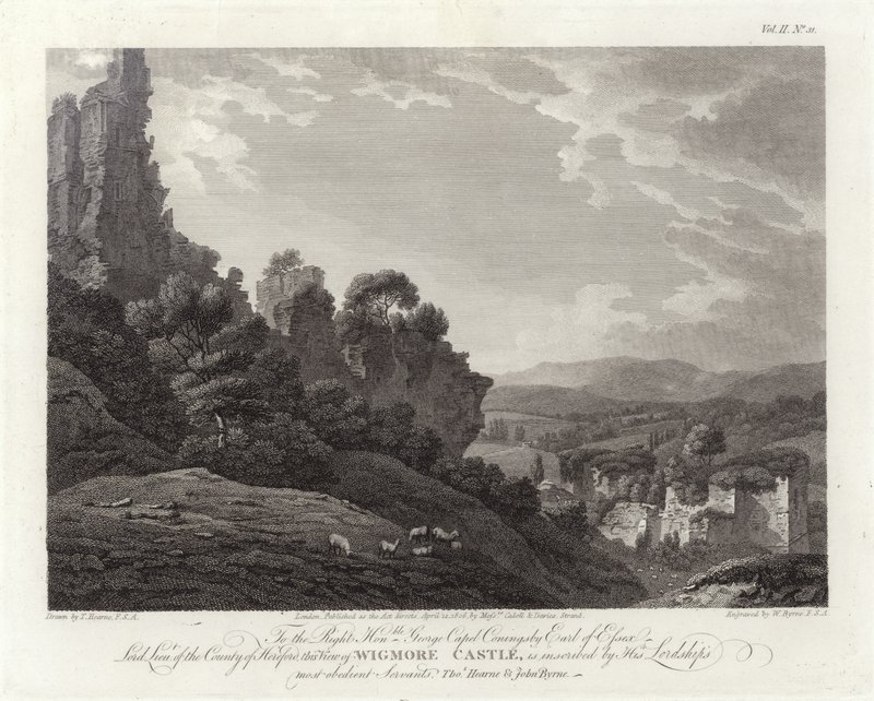 Wigmore Kalesi by Thomas Hearne