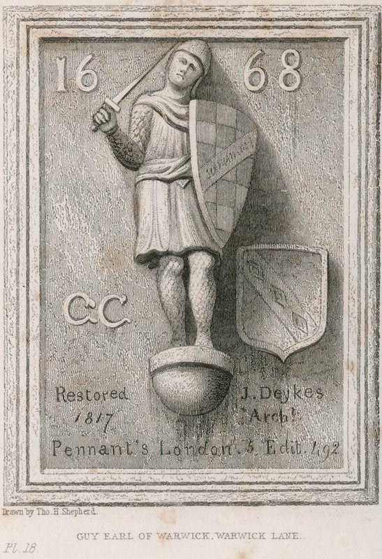 Guy, Warwick Kontu by Thomas Hosmer Shepherd