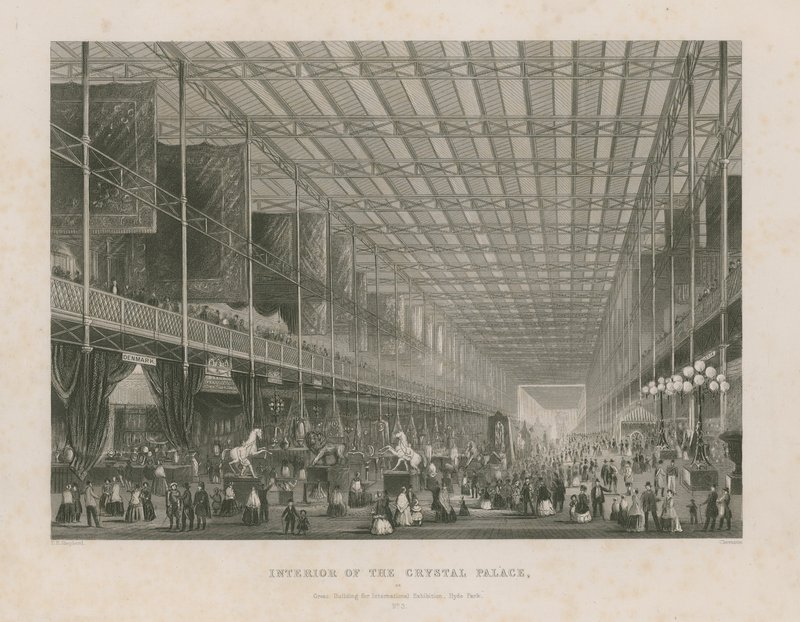 Büyük Serginin İç Mekanı, 1851 by Thomas Hosmer Shepherd
