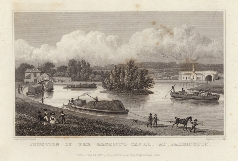 Regent Kanalının Kavşağı by Thomas Hosmer Shepherd