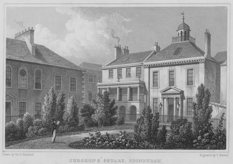 Cerrah Meydanı, Edinburgh (gravür) by Thomas Hosmer Shepherd