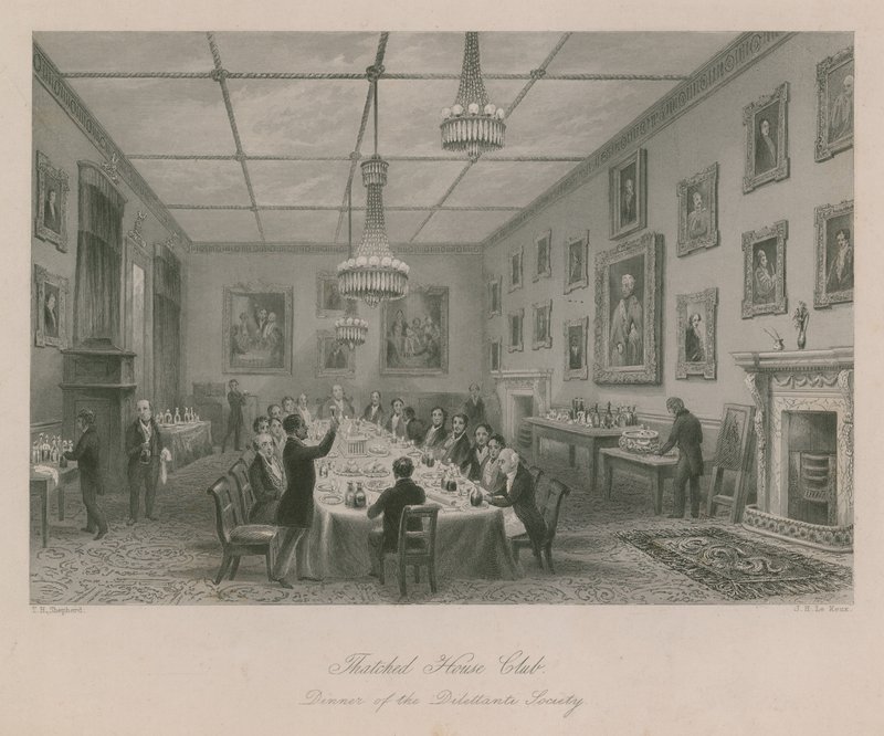 Thatched House Club, Dilettante Society