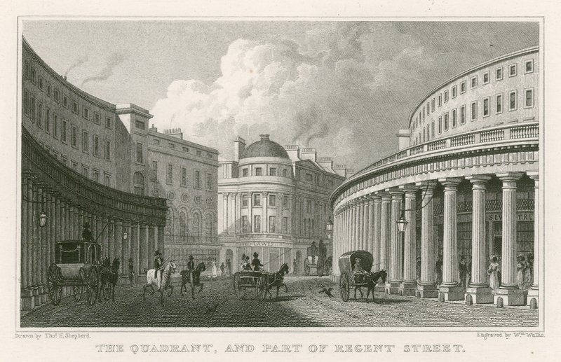 Çeyrek ve Regent Street, Londra
