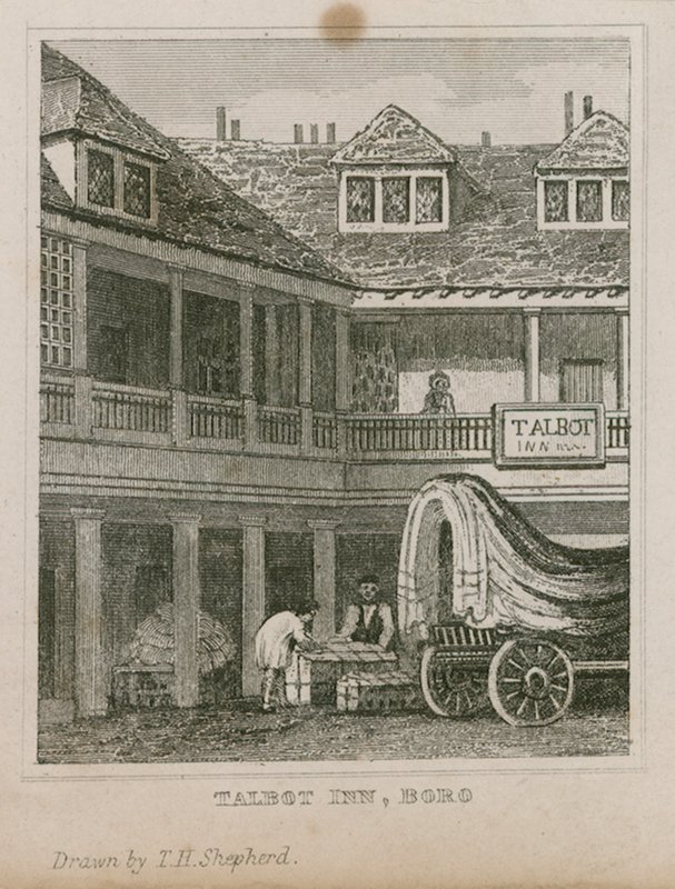 Tabard Inn, Southwark by Thomas Hosmer Shepherd