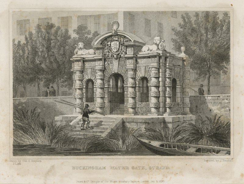 York Merdivenleri by Thomas Hosmer Shepherd