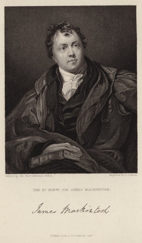 Sir James Mackintosh'un portresi by Thomas Lawrence