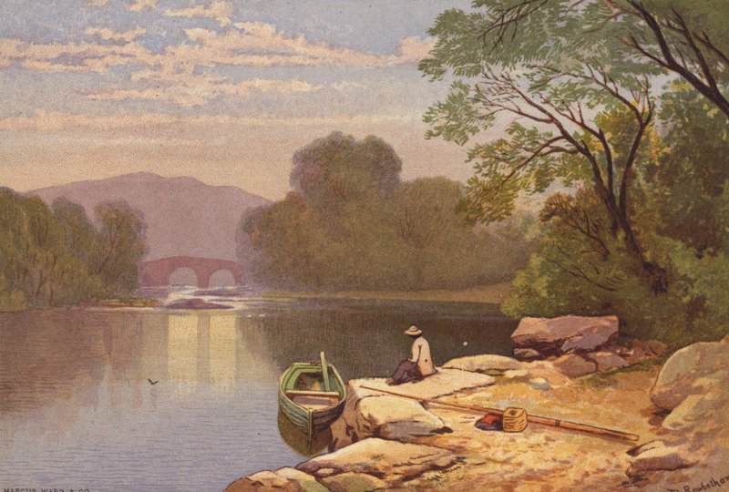 Killarney Gölleri, Eski Bent Köprüsü (renkli taş) by Thomas Leeson the Elder Rowbotham