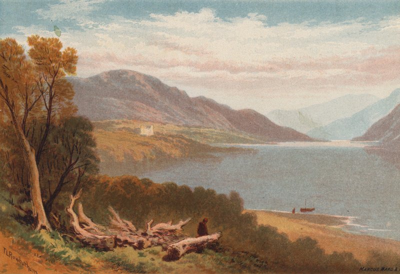 İngiliz Gölleri, Ullswater (renkli taş) by Thomas Leeson the Elder Rowbotham
