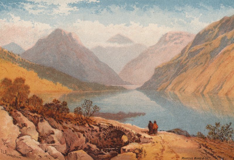 İngiliz Gölleri, Wastwater (renkli taş) by Thomas Leeson the Elder Rowbotham