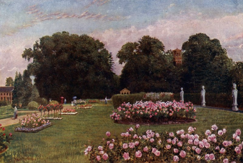 Kew Bahçeleri: İtalyan Bahçesinde (renkli taş) by Thomas Mower Martin