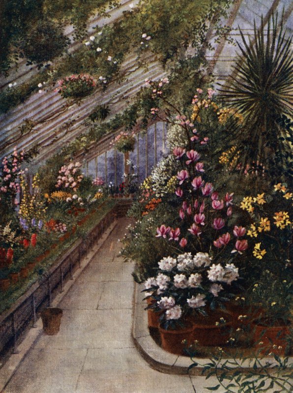 Kew Bahçeleri: Yeşil Ev (renkli taş) by Thomas Mower Martin
