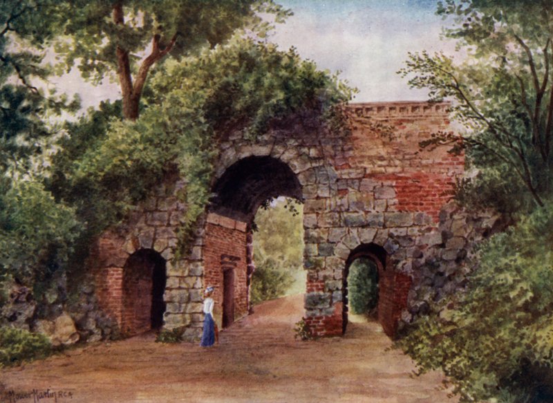 Kew Bahçeleri: Harabe Kemer (renkli taş) by Thomas Mower Martin