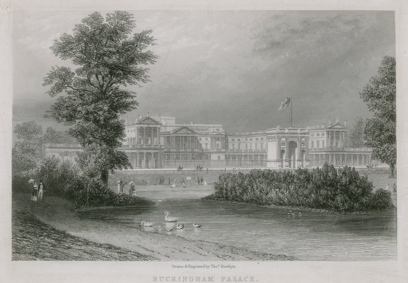 Buckingham Sarayı by Thomas Onwhyn
