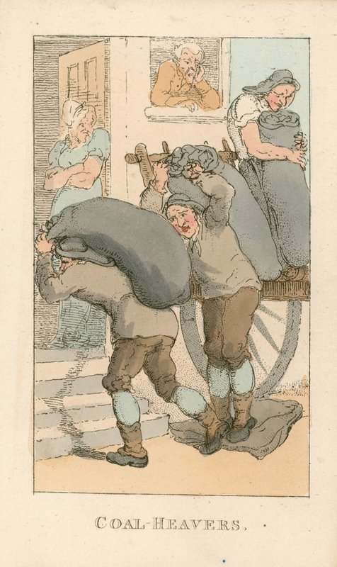 Kömür toplayıcılar by Thomas Rowlandson