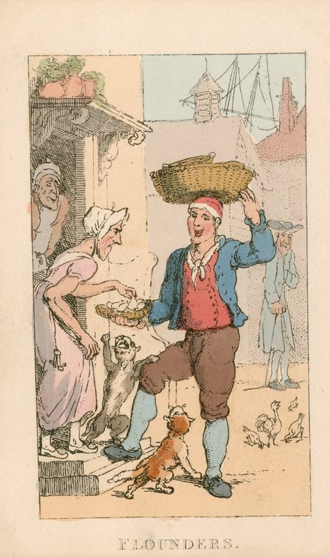 pisi balığı by Thomas Rowlandson