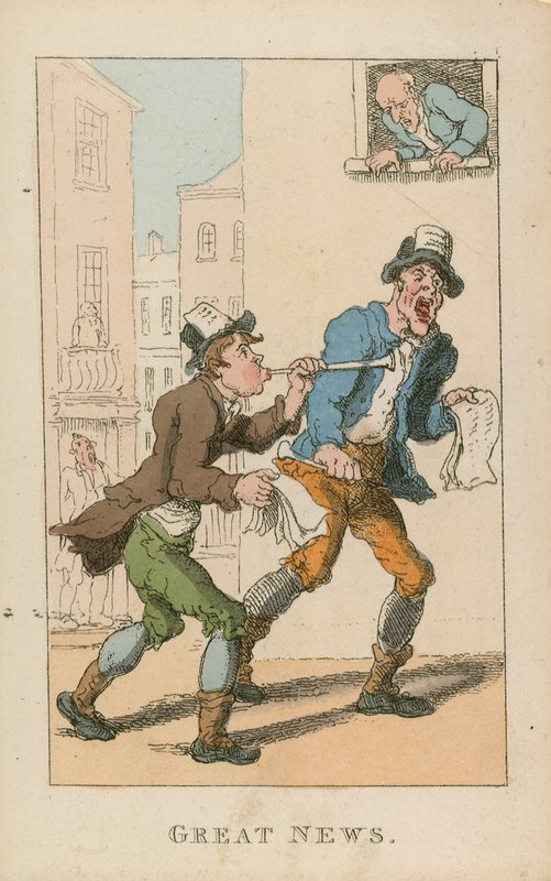 Harika haber by Thomas Rowlandson