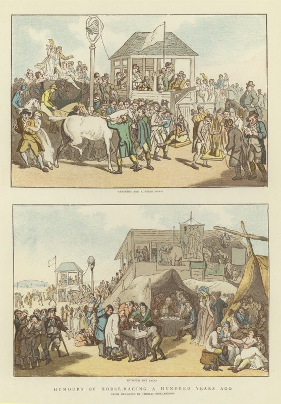 Yüz Yıl Önce At Yarışı Mizahları by Thomas Rowlandson