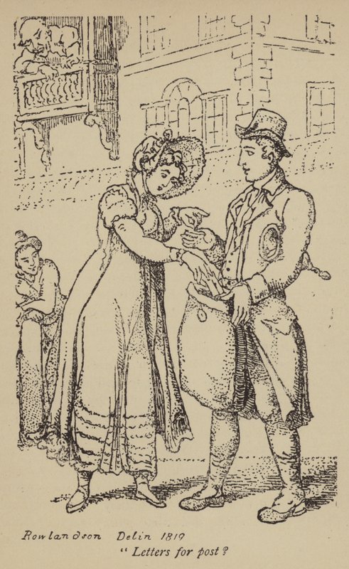 Posta için mektuplar? by Thomas Rowlandson