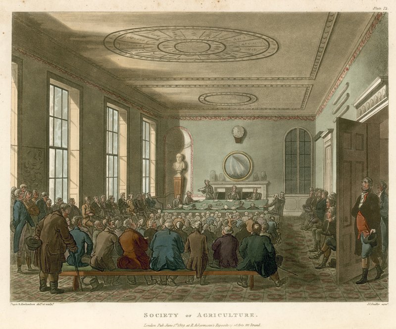 Tarım Derneği by Thomas Rowlandson