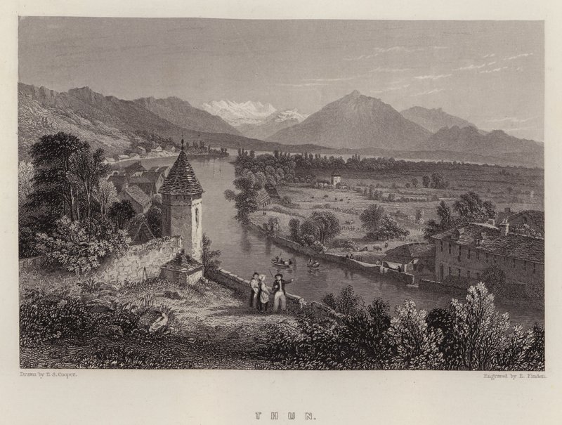 Thun (renkli taş) by Thomas Sidney (after) Cooper