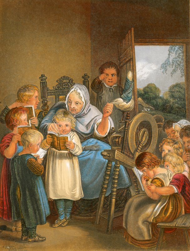 okul müdiresi by Thomas Stothard