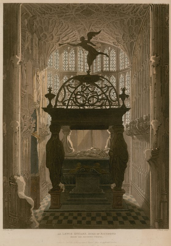 Lewis Stuart Anıtı, Henry Yedinci Şapeli, Westminster Abbey, Londra by Thomas Uwins