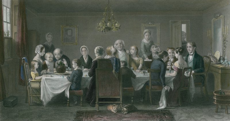 The Christmas Pudding  by Thomas Webster