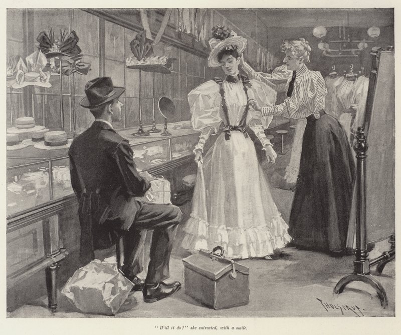 Düğünlerinin Günü için İllüstrasyon, WD Howells by Thure de Thulstrup