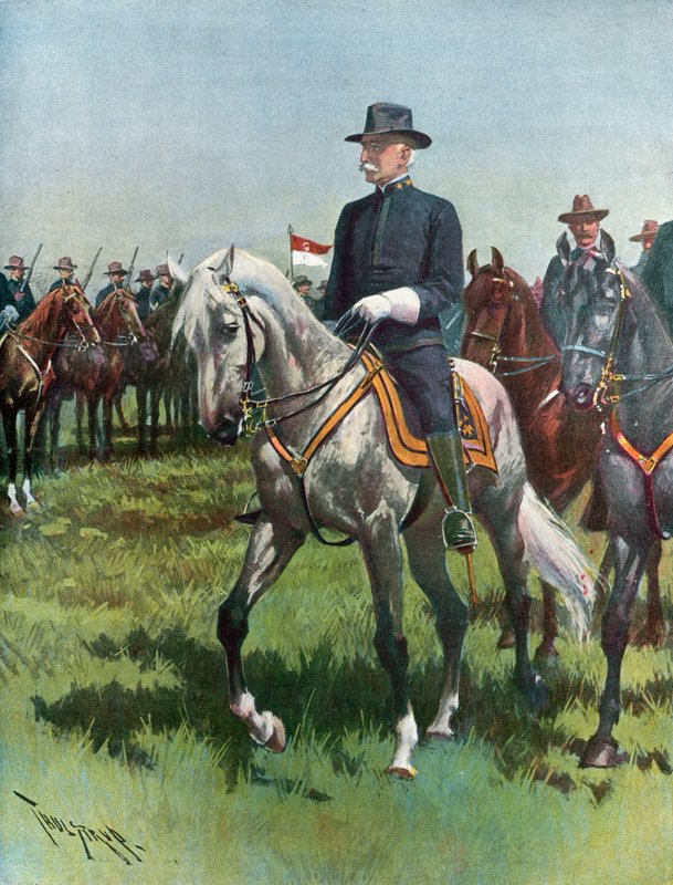 Tümgeneral Nelson A. Miles, ABD, Ordu Komutanı by Thure de Thulstrup