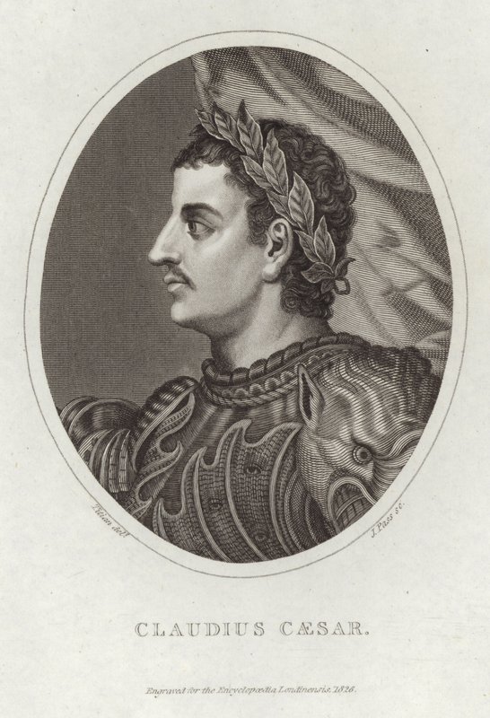 ಕ್ಲಾಡಿಯಸ್ ಸೀಸರ್ ಟರ್ಕಿಯ ಭಾವಚಿತ್ರ by Tiziano Vecelli